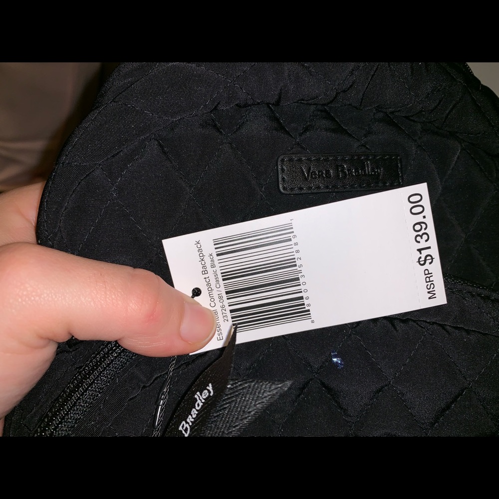 LAST 1-NWT Vera Bradley Essential Compact Backpack - Picture 4 of 8